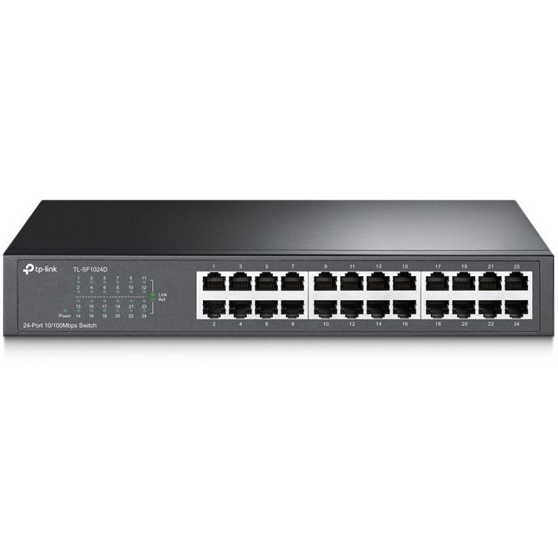 TP LINK 24-Port 10/100Mbps Desktop/Rackmount Switch,TL-SF1024D