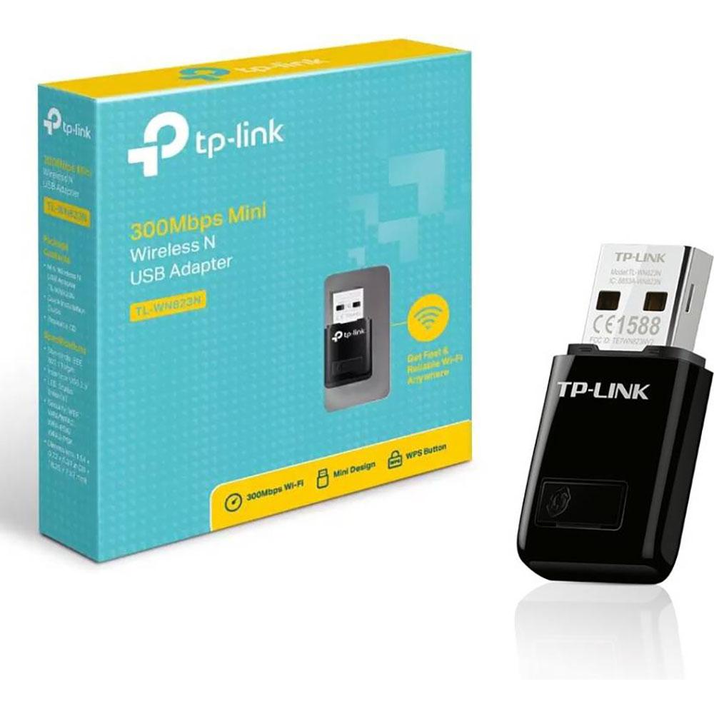 TP-LINK 300Mbps Mini Wireless N USB Adapter,TL-WN823N