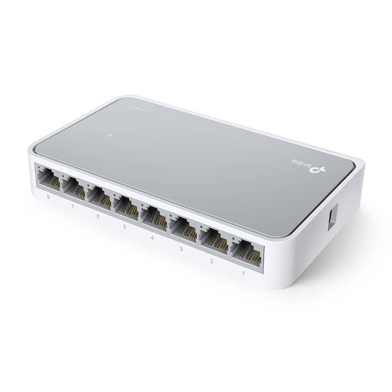 TP LINK 8-PORT UNMANAGED SWITCH 10/100Mbps,TL-SF1008D