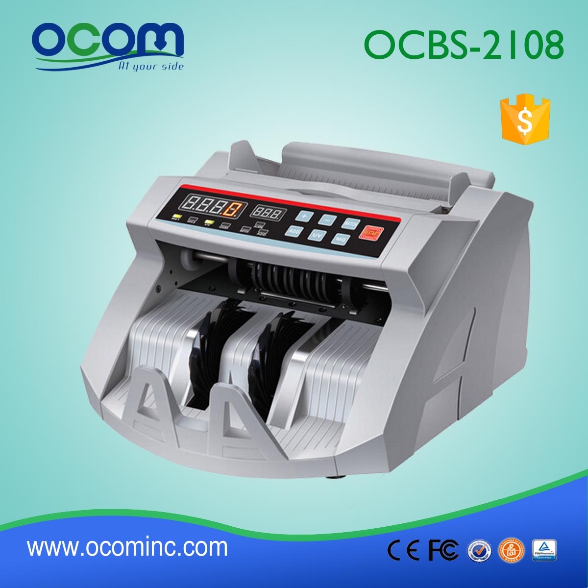 OCOM MONEY COUNTER OCBC-2108,WITH AV
