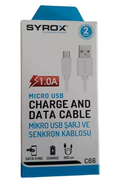SYROX MICRO USB CHARGE &DATA CABLE C66