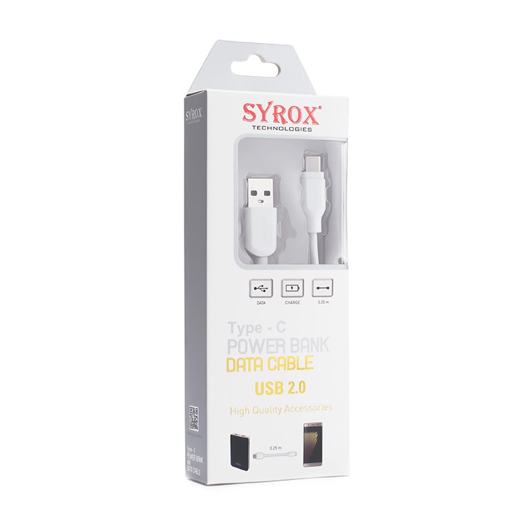 SYROX TYPE -C POWER BANK CHARGE CABLE C69