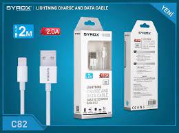 SYROX IPHONE CHARGE AND DATA CABLE C82