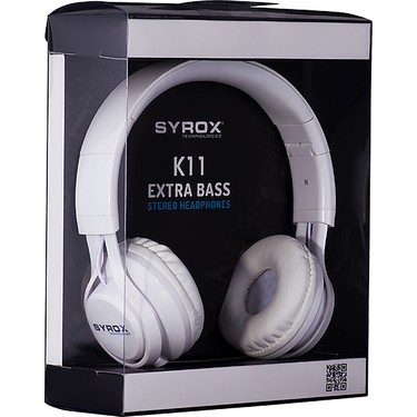 SYROX EXTRA BASS STEREO HEADPHONES K11