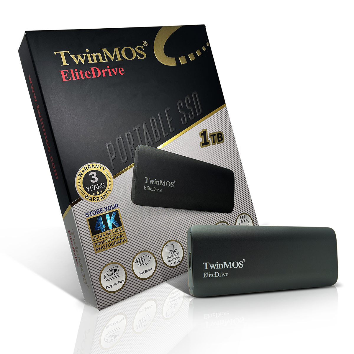 TWINMOS EXTERNAL SSD ELITE DRIVE 1TB