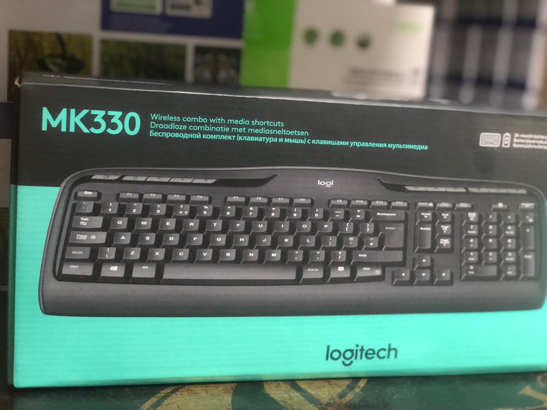 LOGITECH Wireless Keyboard & Mouse Combo MK330