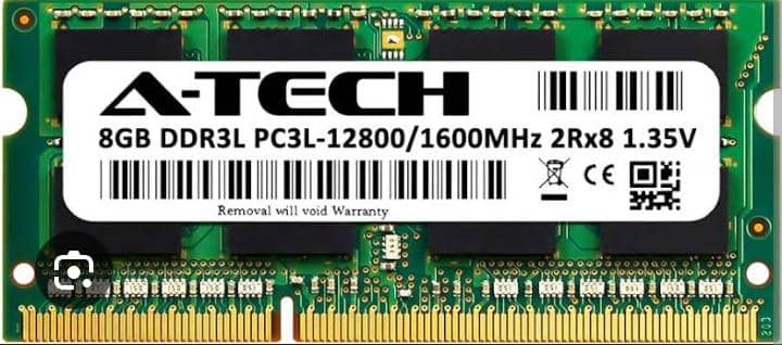 PCL3 8GB RAM FOR LAPTOP