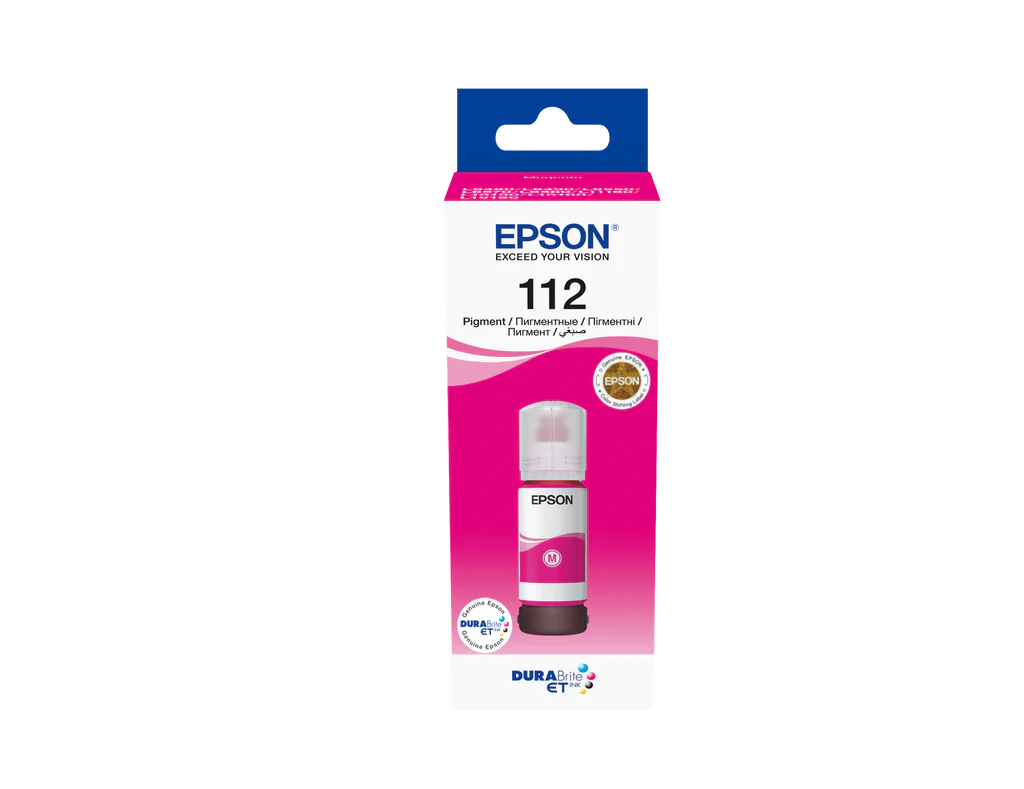 EPSON 112 ECOTANK MAGENTA INK BOTTLE 70ml